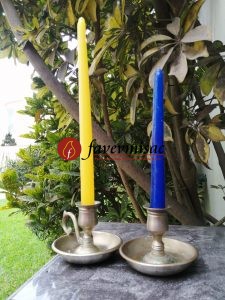 Velas de candelabro