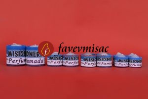 Velas perfumadas celestes